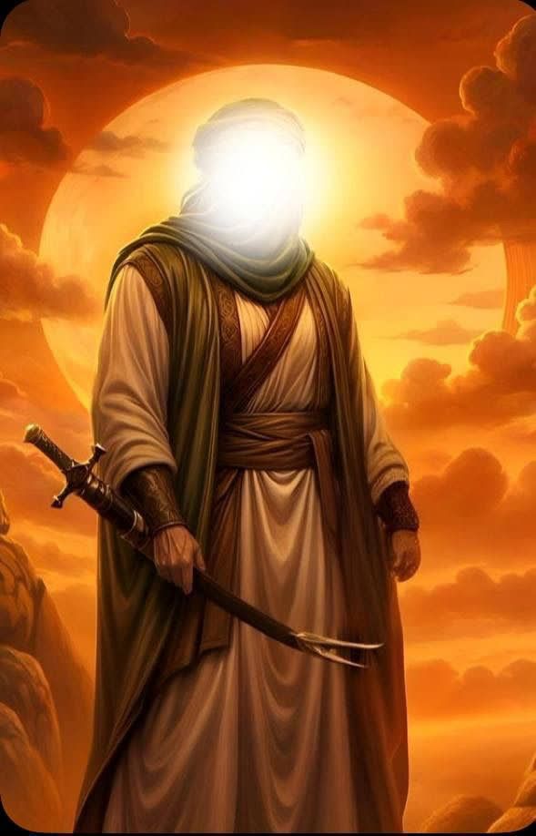 تصویر حضرت مهدی با زولفقار