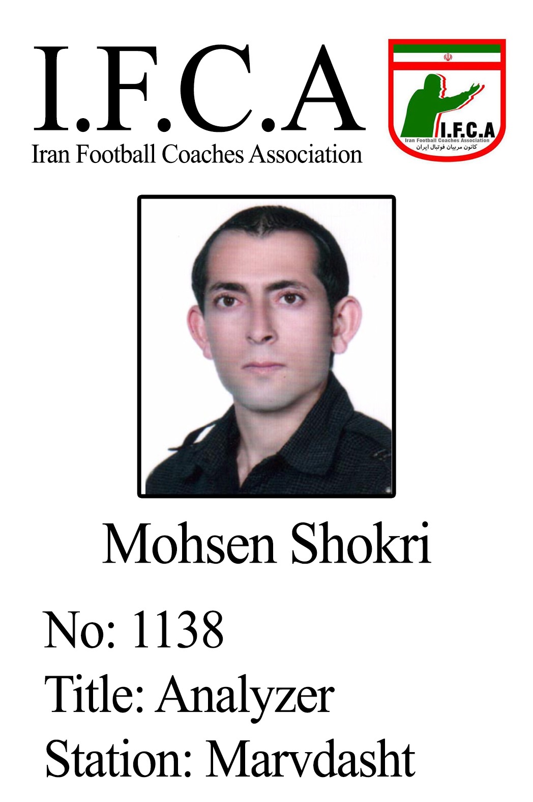 شماره کارت Analyzer1138