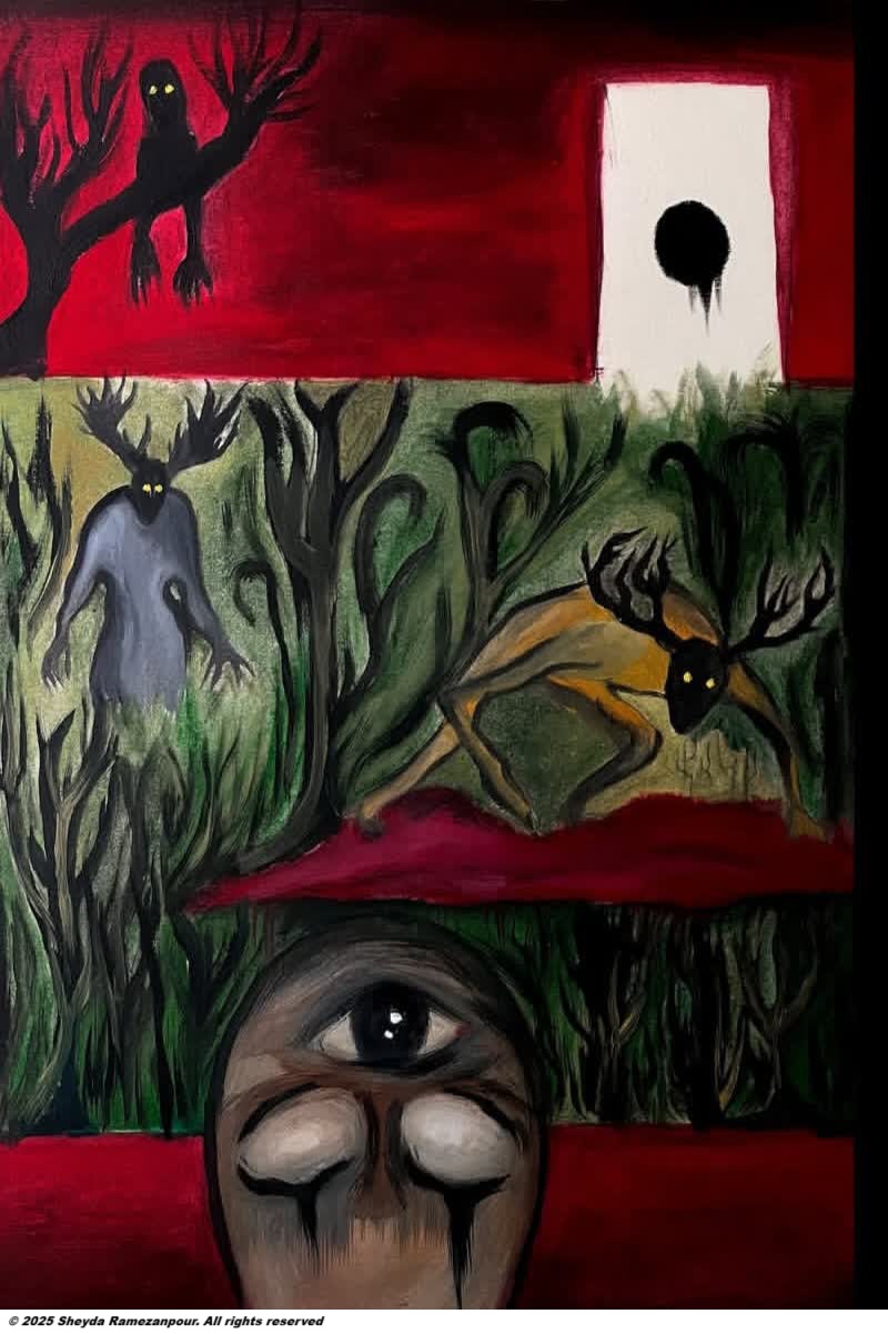 از مجموعه نقاشی شیدا رمضان پور