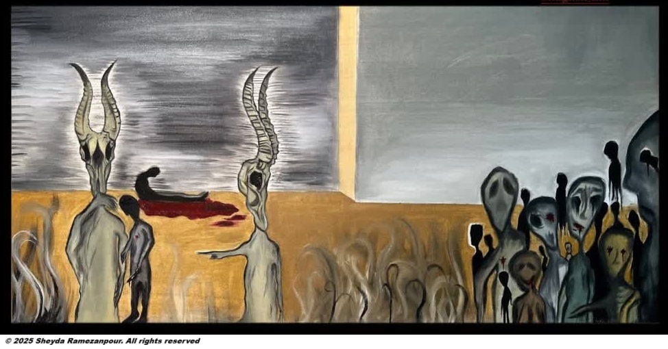 از مجموعه نقاشی شیدا رمضان پور