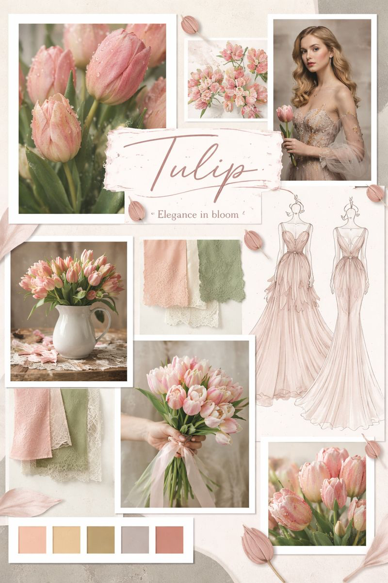 نمونه کانسپ برد برای طراحان لباس