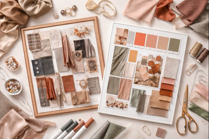 متریال و کالر برد چیست؟