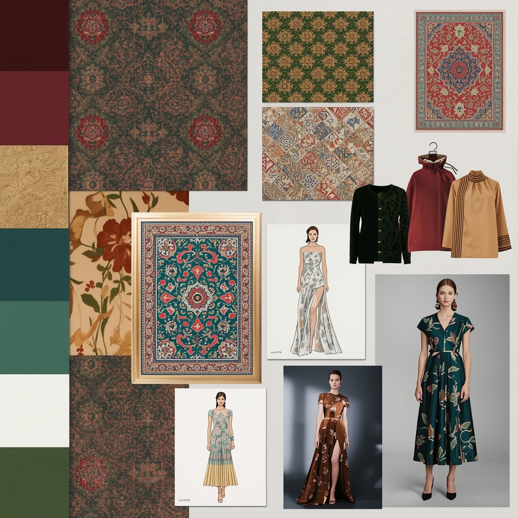 نقوش هندسی در طراحی لباس