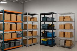 تفاوت قفسه پیچ و مهره‌ای و راک؛ کدام برای انبار شما مناسب است؟