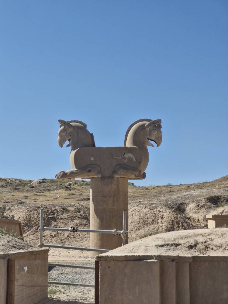 قسمتی از تخت جمشید