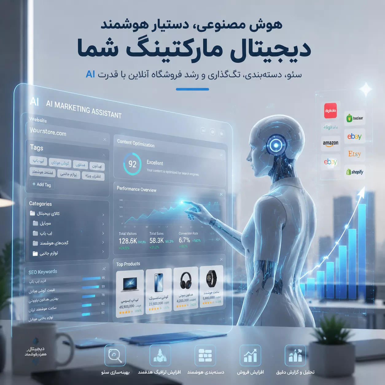 چگونه با هوش مصنوعی، تگها و دستهبندیهای سایت را در ۵ دقیقه سئو کنیم؟