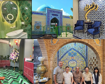 نمونه کاربرد کاشی دست ساز در مکان های شما