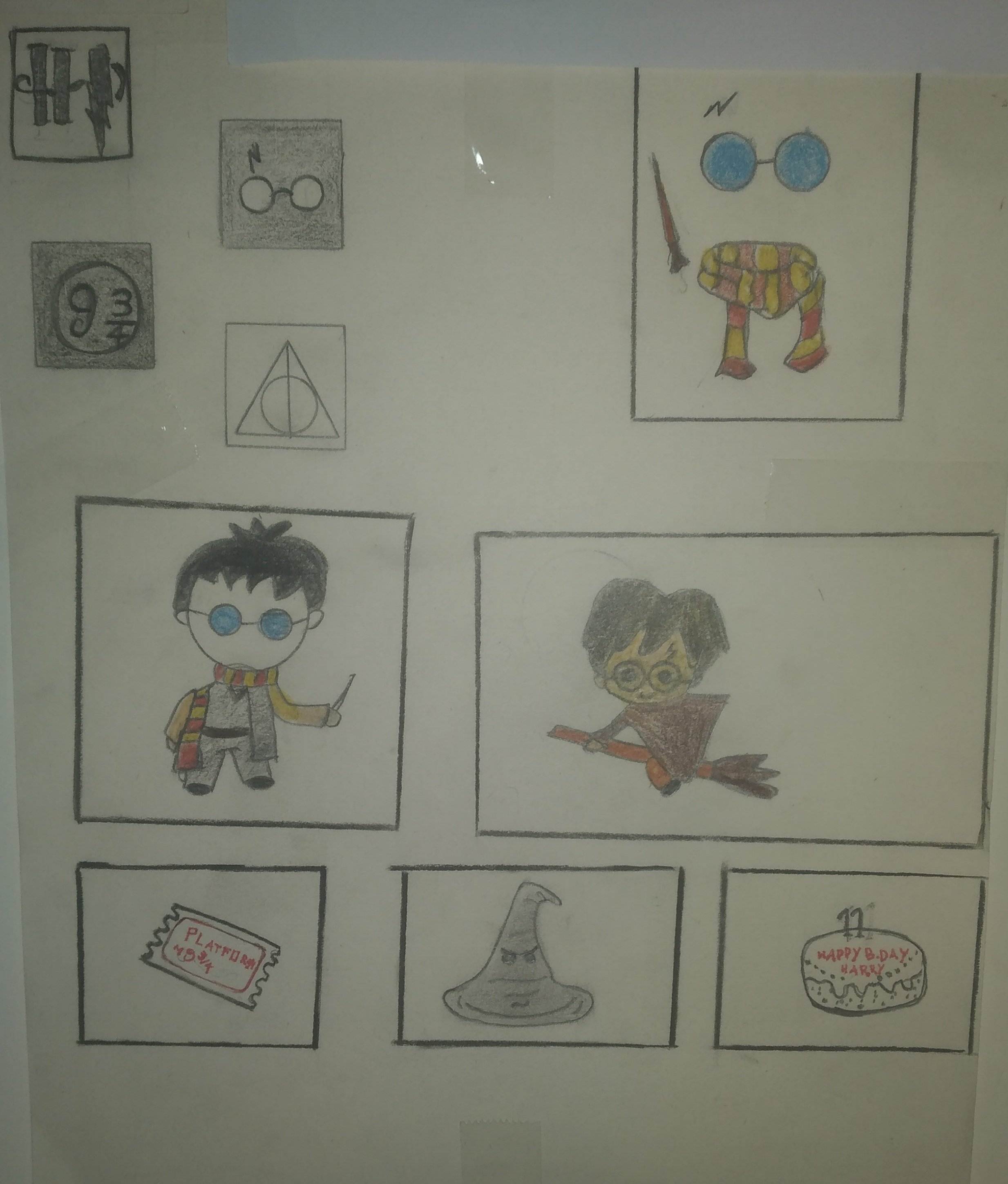 نقاشی هری پاتر