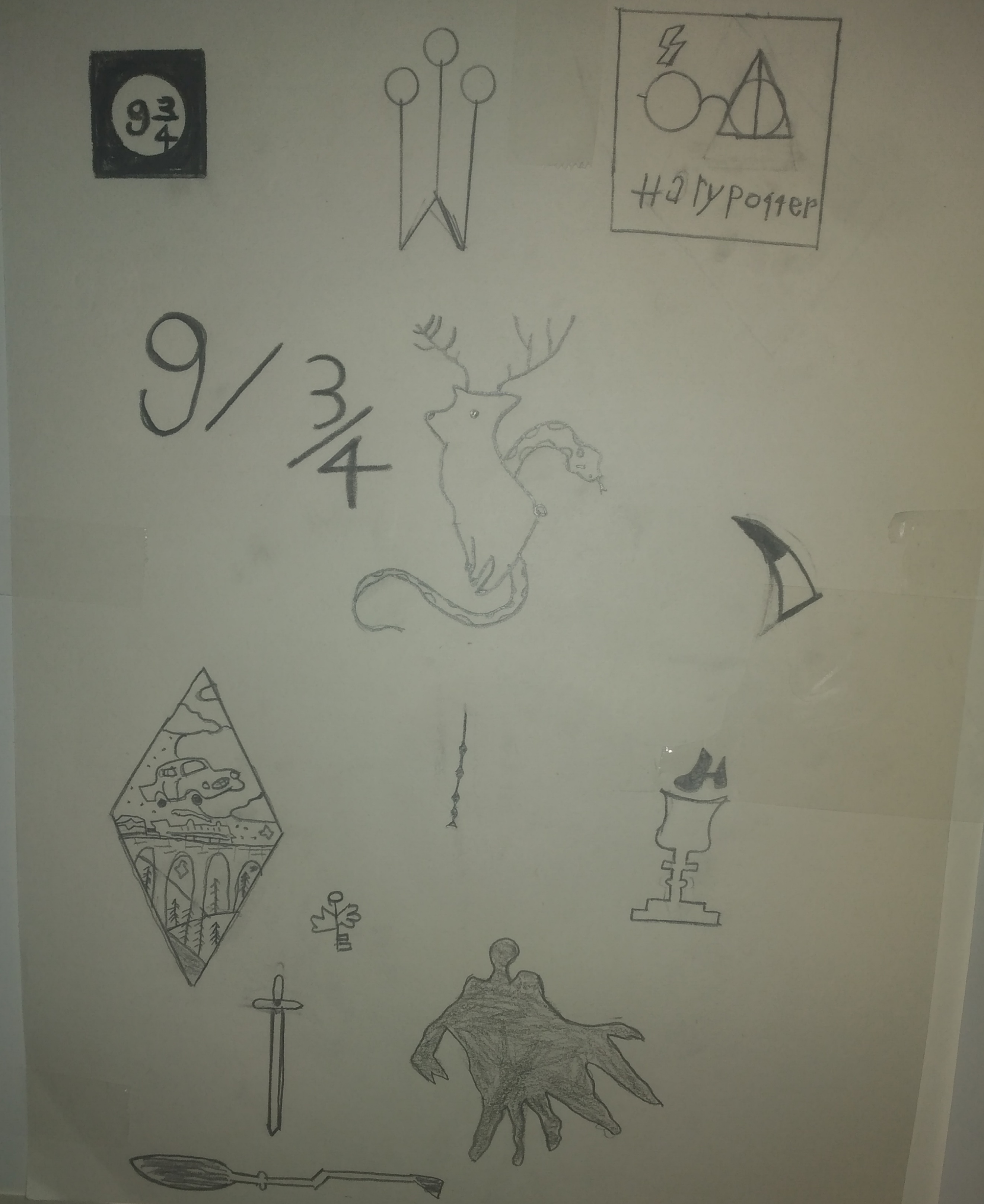 نقاشی هری پاتر
