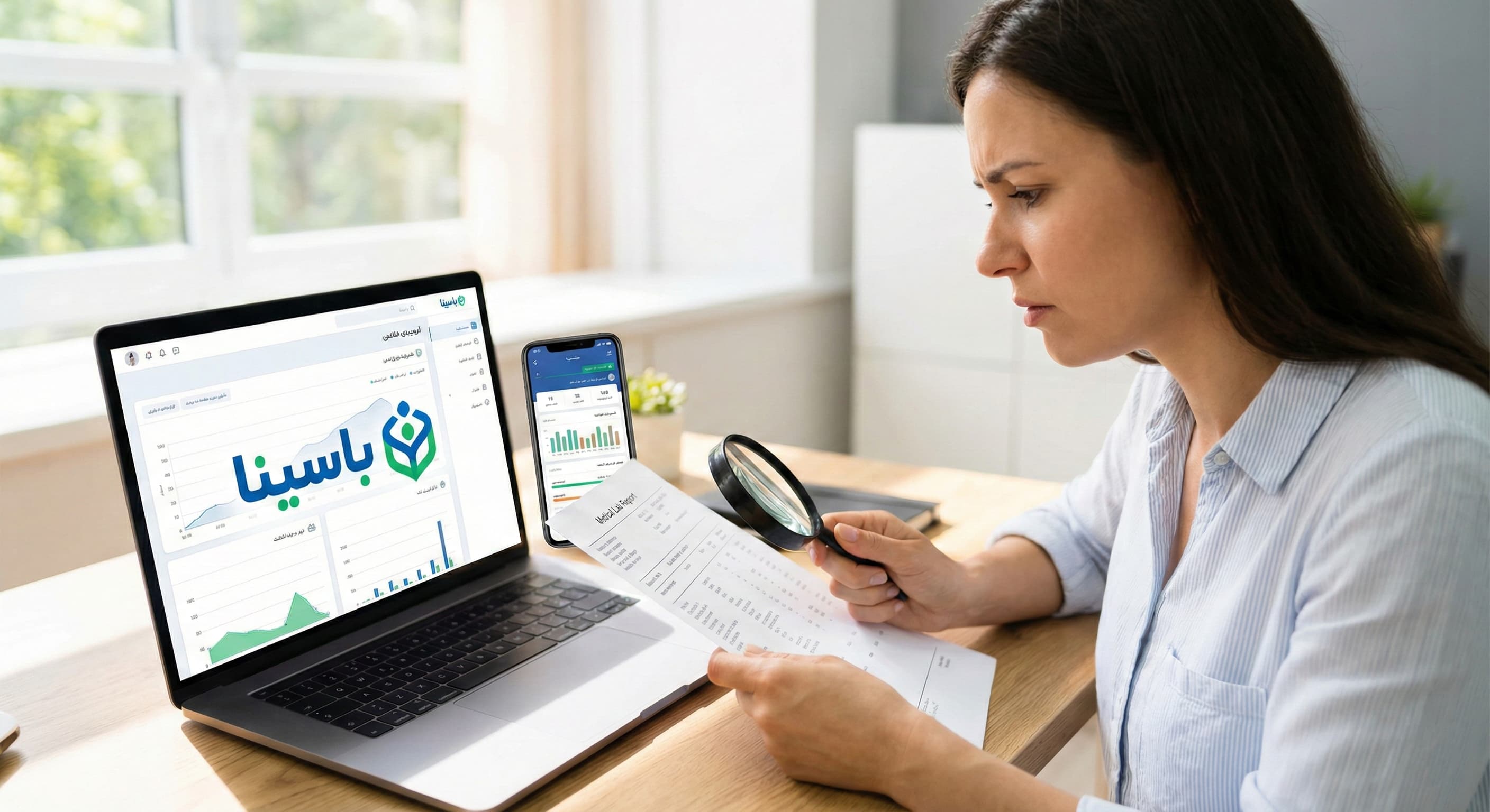 تفسیر آزمایش آنلاین