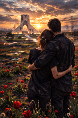 طلوع صبح آزادی 🕊☀️