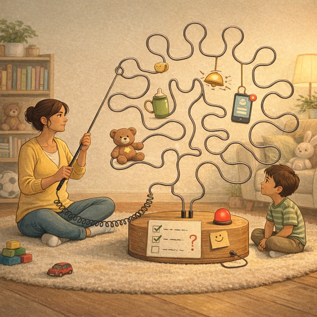 «استعاره «اعصاب‌سنج» در خانه: فهم فشار پنهان فرزندپروری و راه‌های سالم مواجهه»