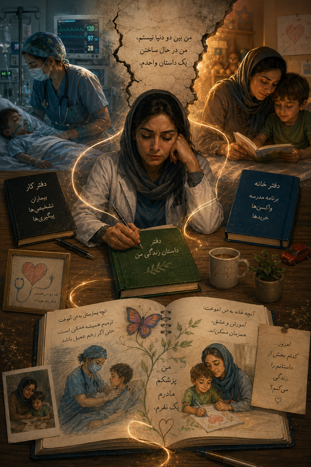 ترکِ روی دیوارِ کمال