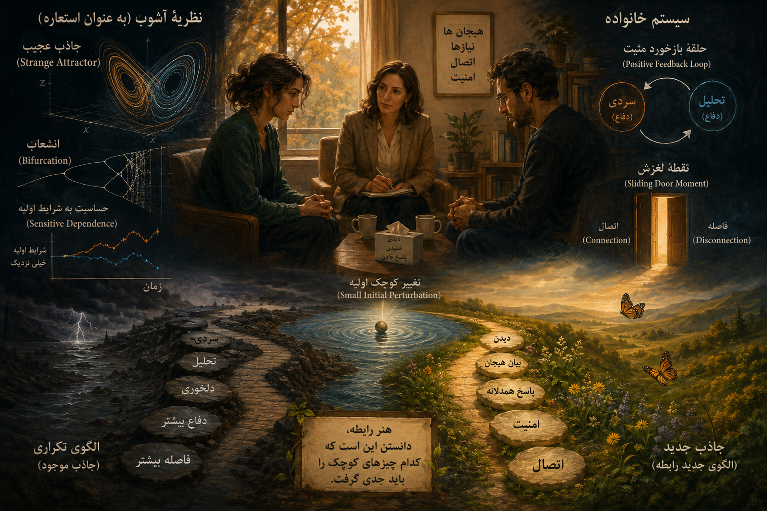 زخمِ خطی: وقتی رابطه از مسیر خارج می‌شود