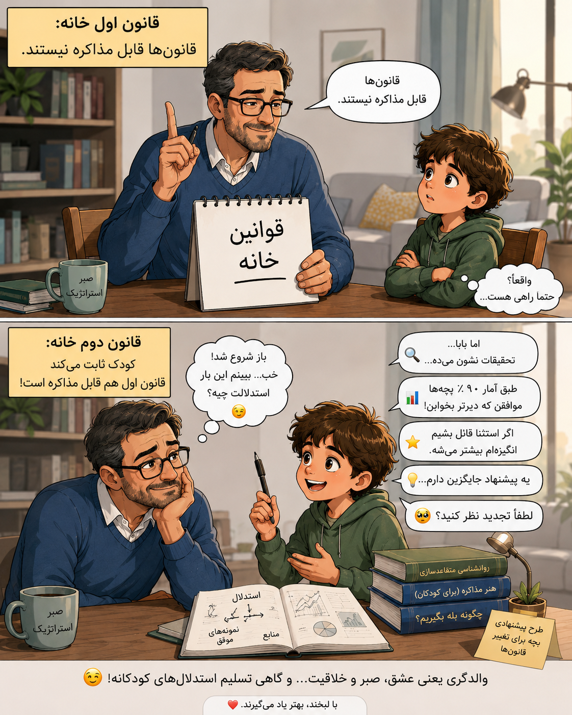 «وقتی بچه‌ها جلسه دفاعیه برگزار می‌کنند!»