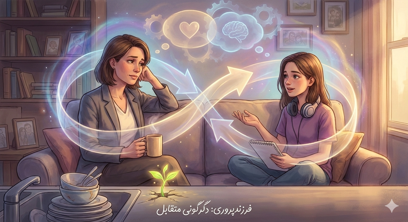 «پویایی دگرگونی متقابل در تعامل والد و نوجوان»