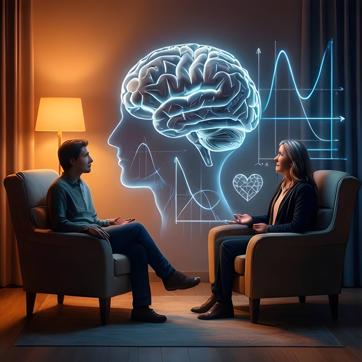 از ماتریس داده تا اتاق درمان: تبیین کاربرد استعاری مفاهیم آماری و ریاضی در روان‌درمانی