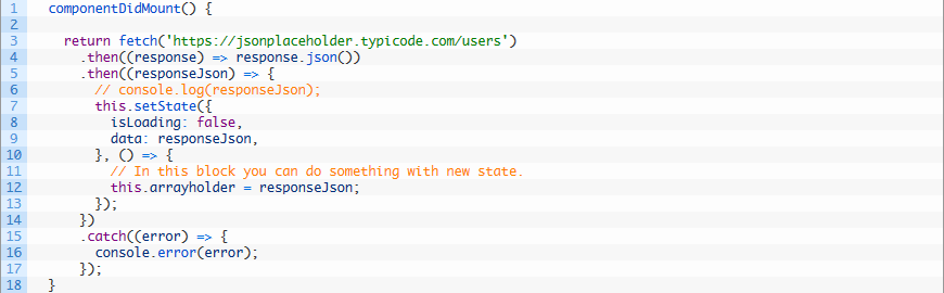 ایجاد Search Bar Filter در React Native به صورت Real Time