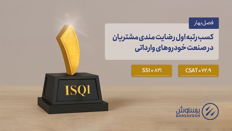 برساوش رتبه اول رضایتمندی مشتریان در صنعت خودروهای وارداتی را کسب کرد