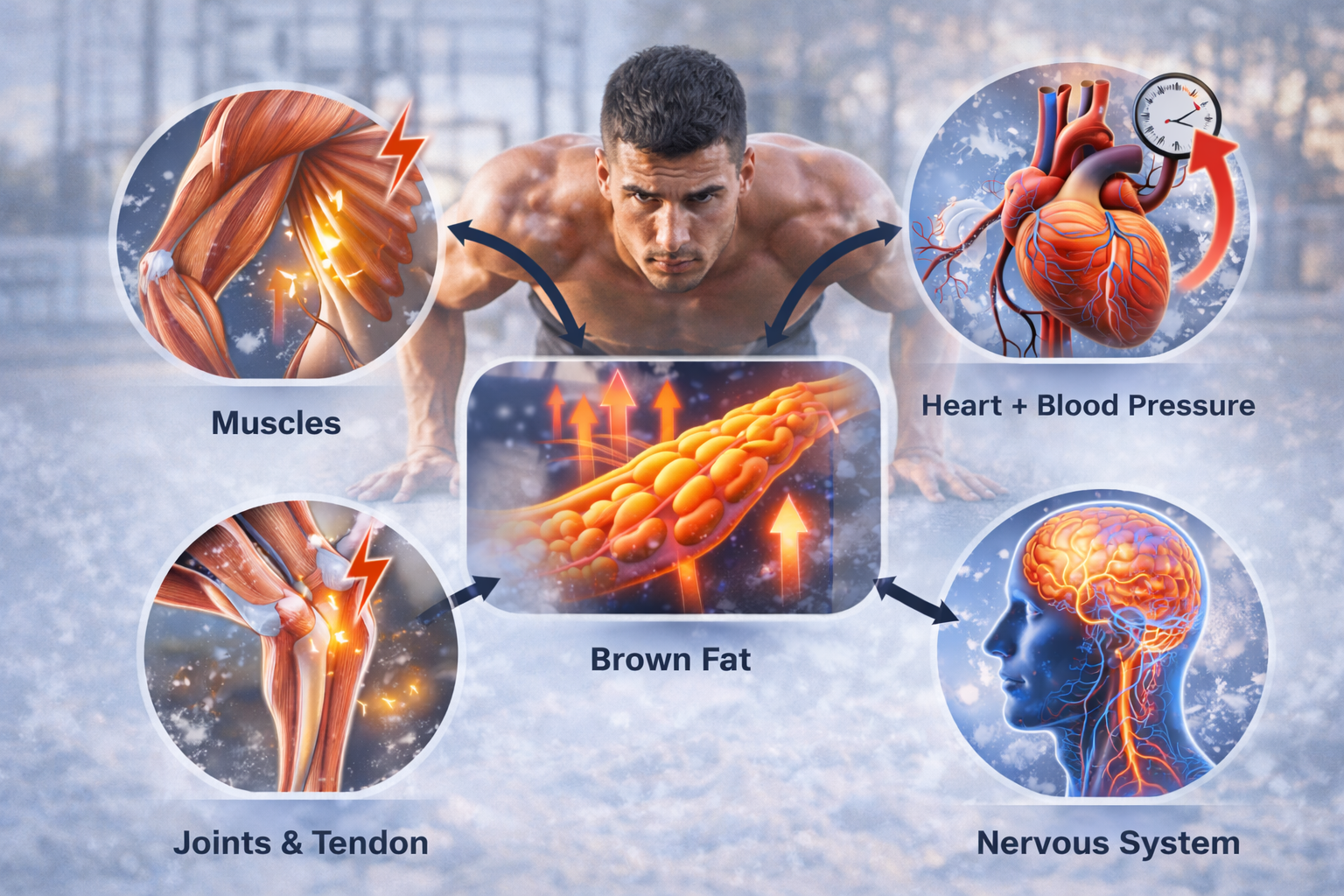 تحولات داخلی بدن حین فعالیت بدنی در دمای پایین