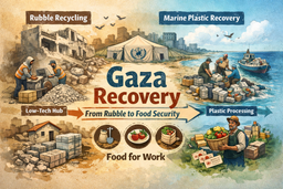 از آوار جنگ تا امنیت غذایی؛(امیدوارم هرگز مردم کشورم به این مدل احتیاج پیدا نکنند)