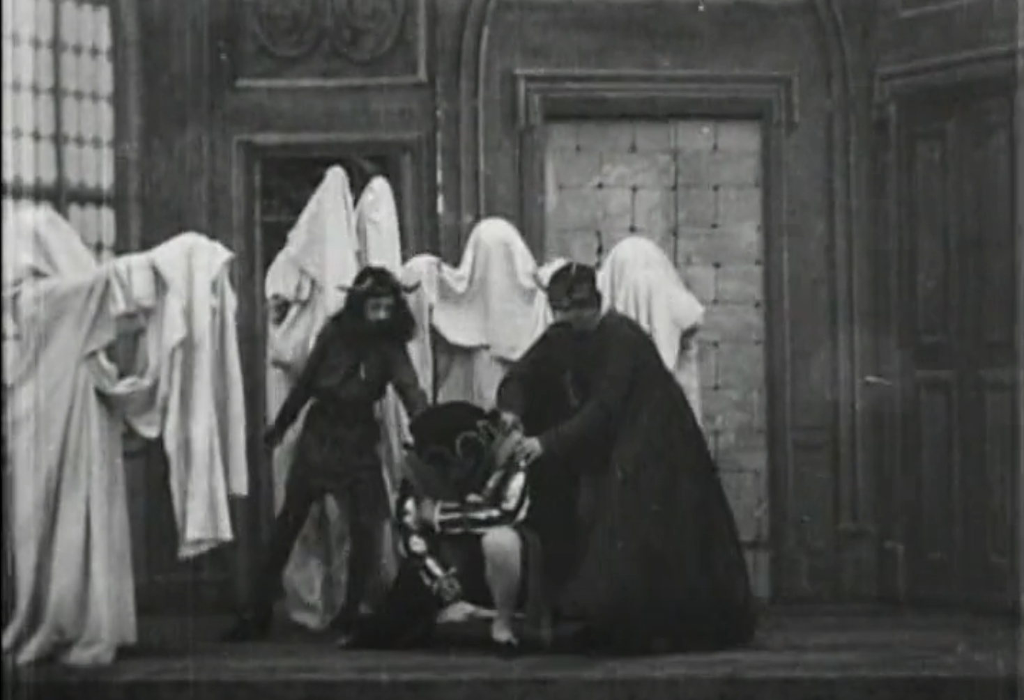 صحنه ای از Faust et Méphistophélès (1903) به کارگردانی آلیس گای