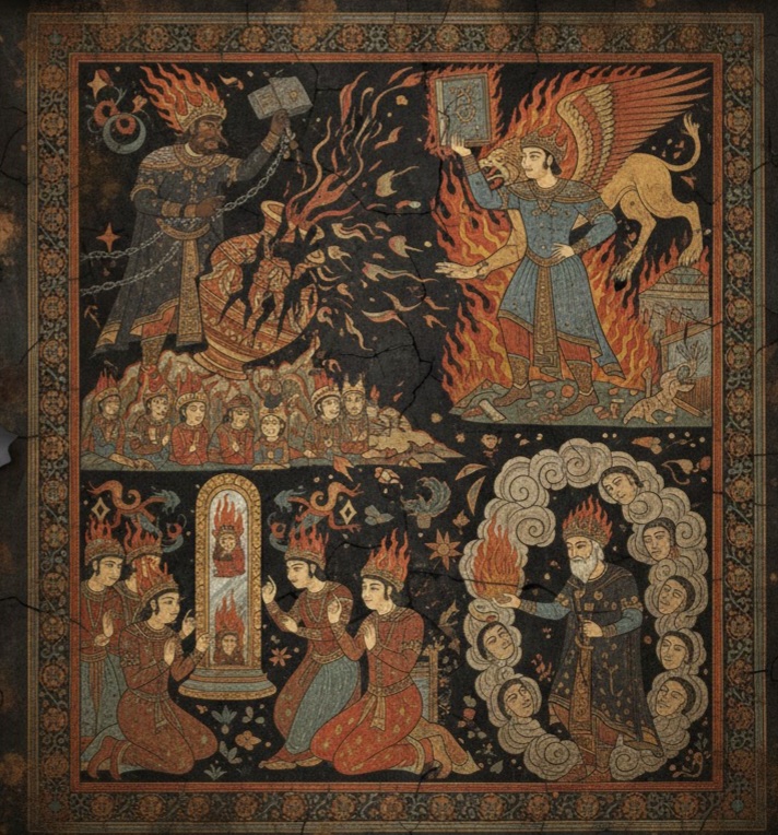 صفحه دوم نگارگری آگرنامه