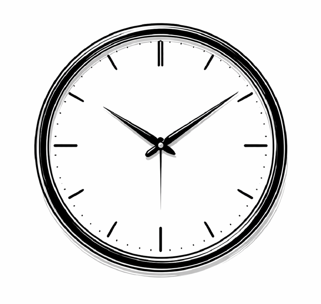 ساعتی بازایستاده بر قامت دیوار