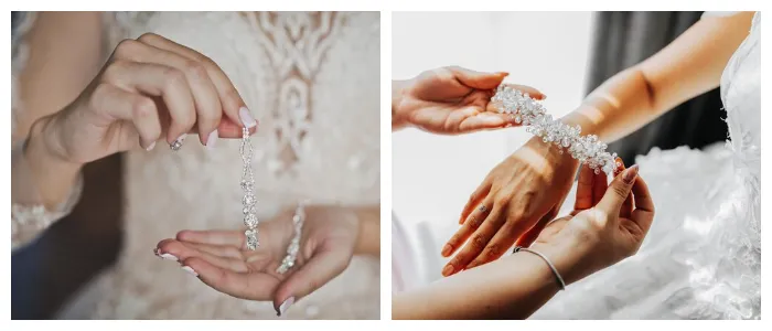 سرویس طلای سفید عروس