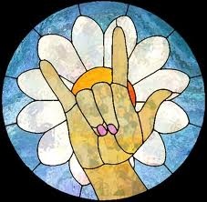 علامت I love you ( اشاره جهانی: دوستت دارم)