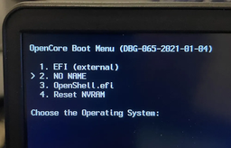 رفع مشکل NO NAME و تغییر نام ورودی لینوکس در بوت‌لودر OpenCore
