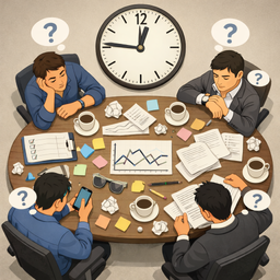 چرا جلسات ما بی‌خروجی است؟ (و ۵ راه‌حل برای نجات آنها)