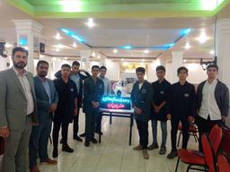 افتخارآفرینی هنرجویان رباتیک هنرستان دکتر حسابی در نمایشگاه دست‌سازه‌های تربت حیدریه