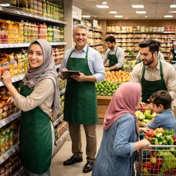 مدیریت یک سوپرمارکت یا فروشگاه خرده‌فروشی