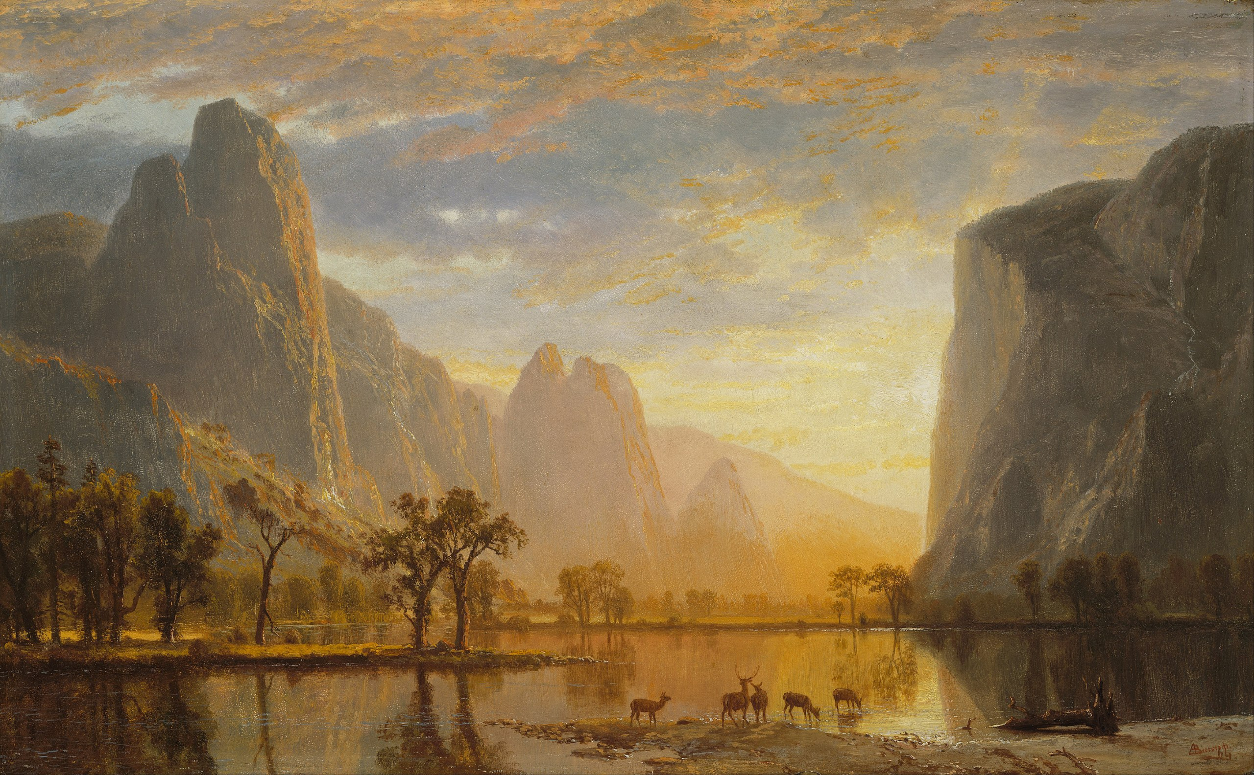 Albert Bierstadt - درهی یوسیمیتی