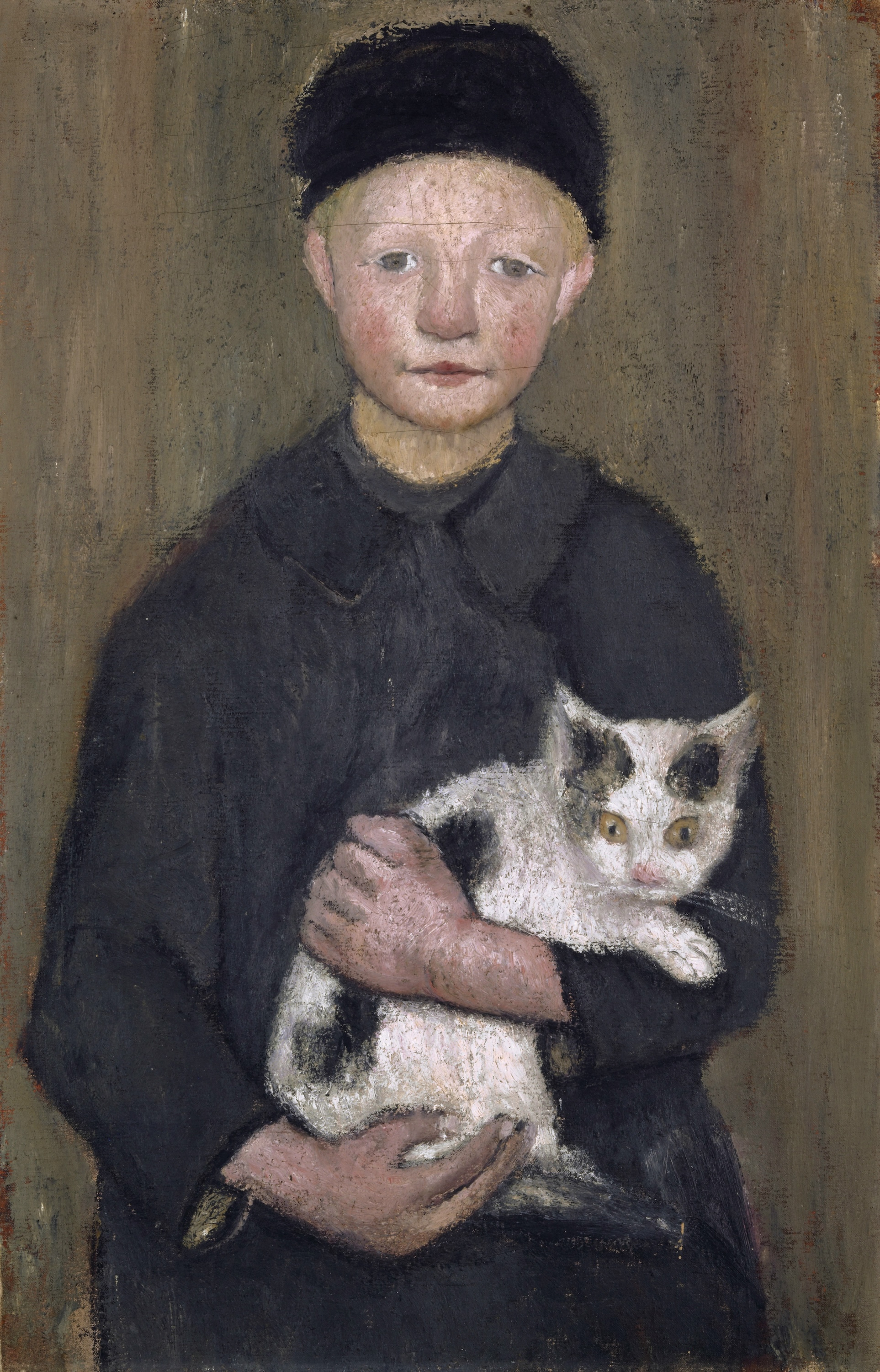 Paula Modersohn-Becker - پسرک و گربه