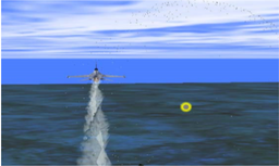 شبیه سازی بصری حمله موشکی به جنگنده F16