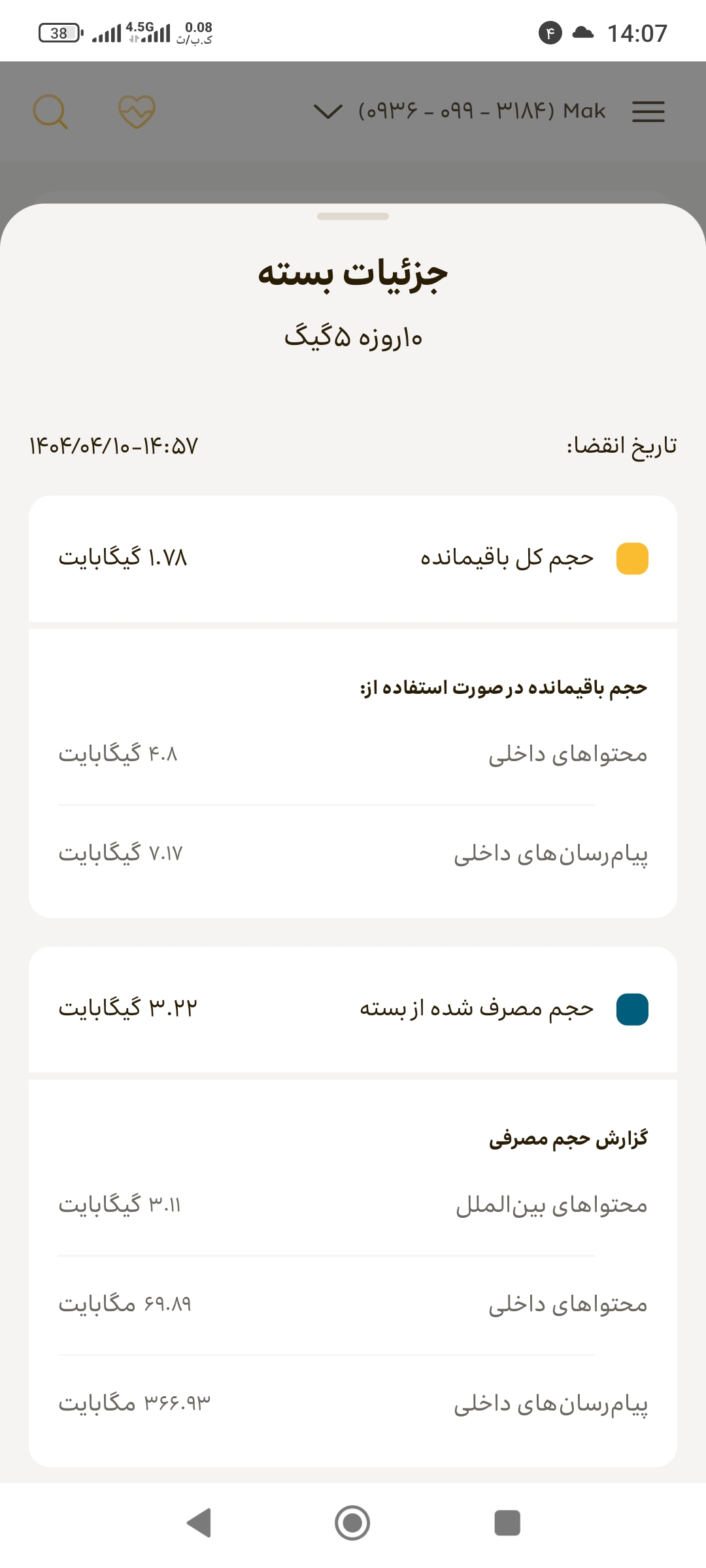 دروغ اینترنت داخلی و مصرف نیم بها