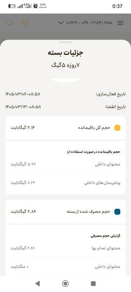 ایرانسل بسته اینترنت و همراه اول
