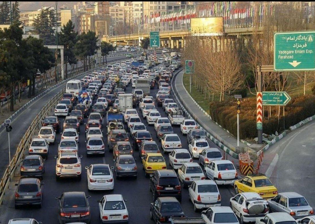 تهران ترافیک پالودگی هوا