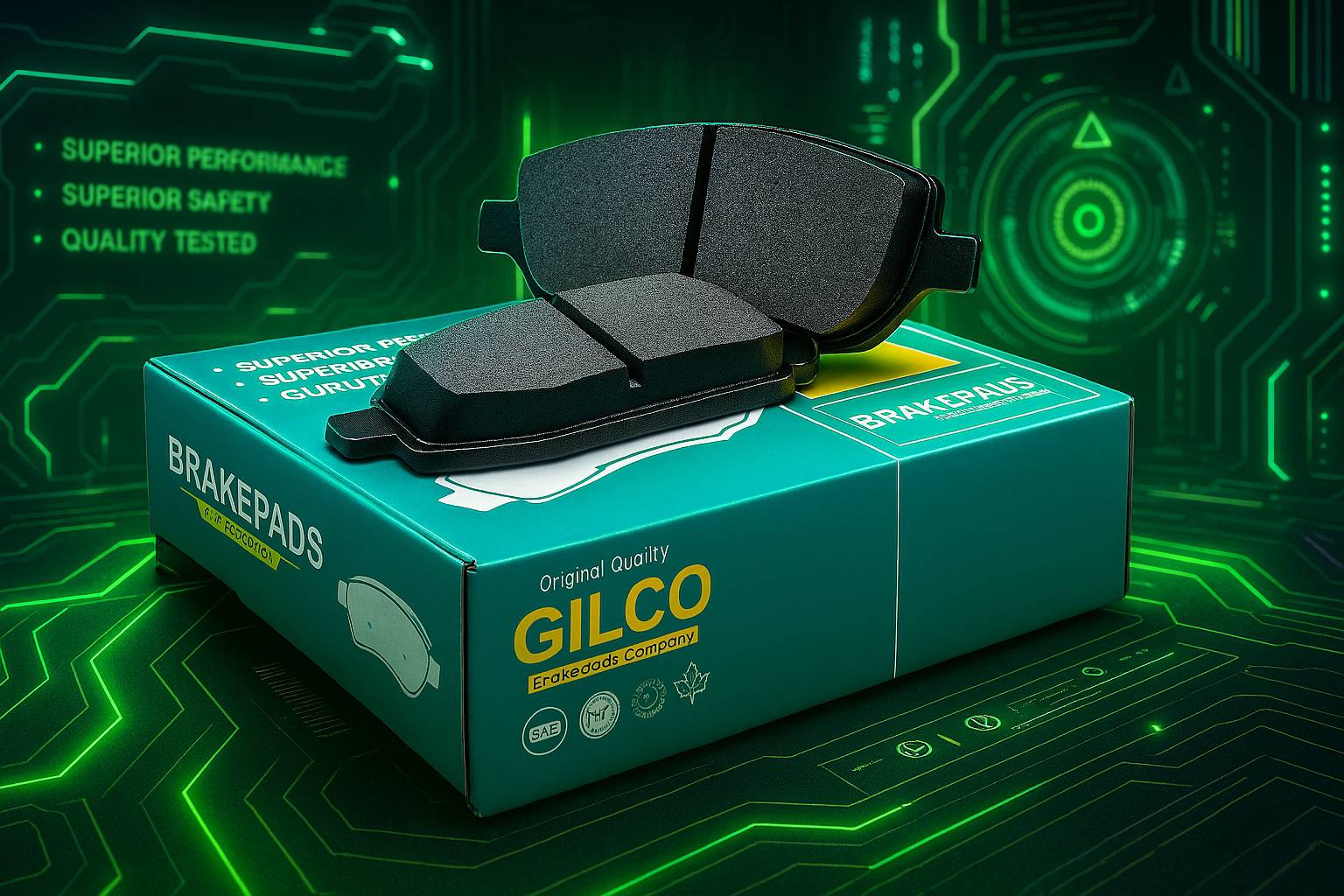 لنت دیسکی ترمز جلو گیلکو Gilco