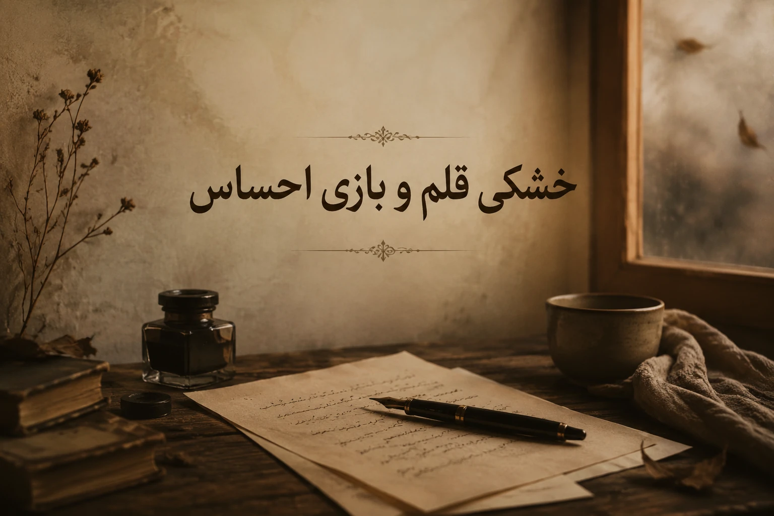 خشکیِ قلم و بازیِ احساس