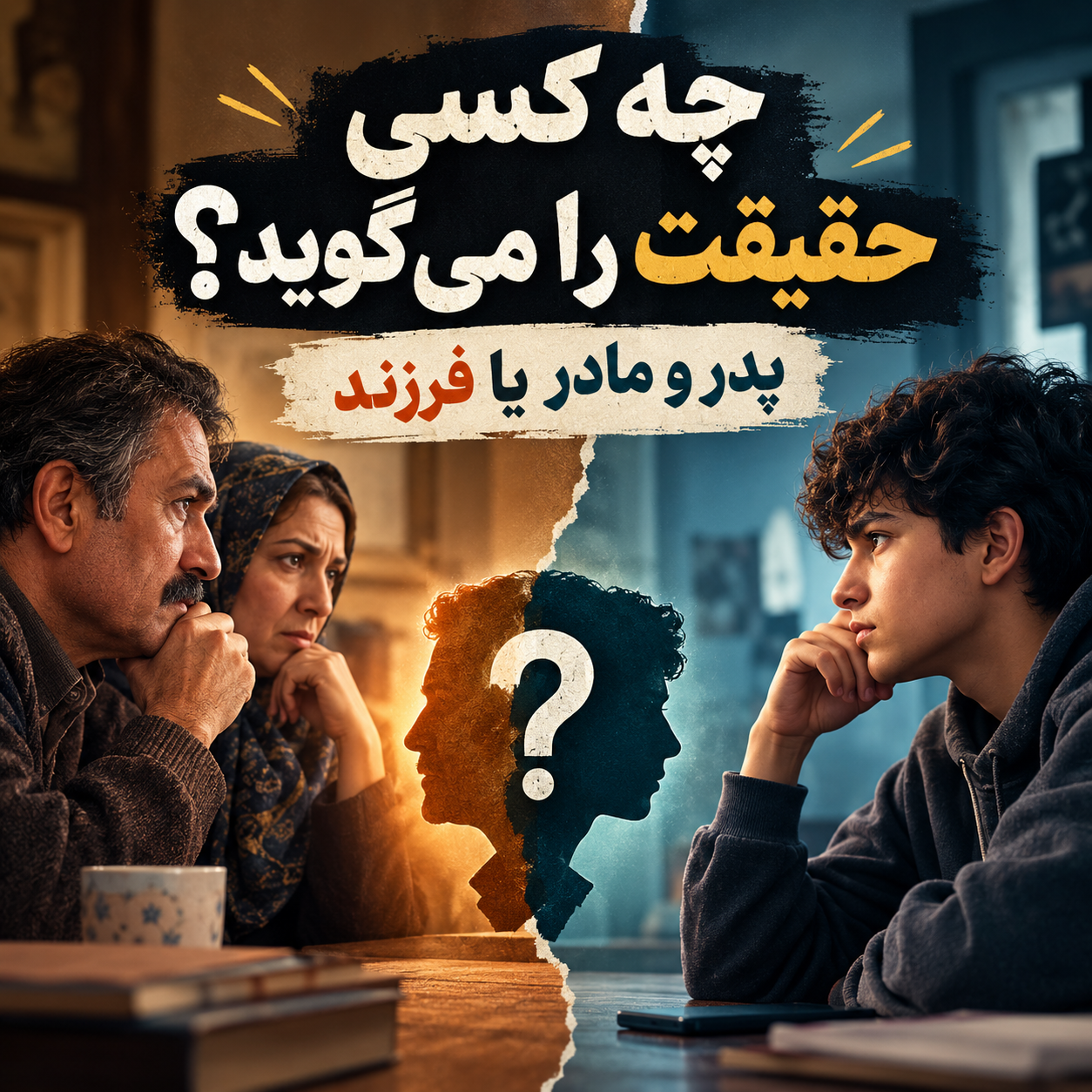 چه کسی حقیقت را می گوید؟(پدر و مادر یا فرزند)