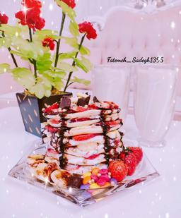 برج پنکیک میوه ای🥞
