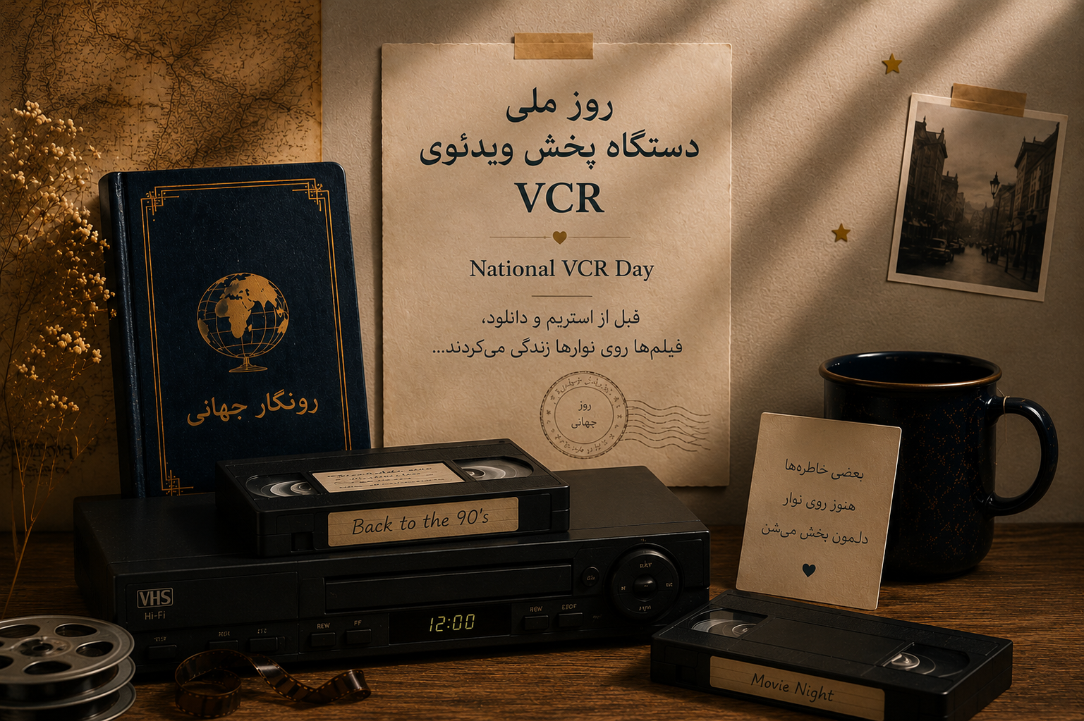 روز ملی دستگاه VHS؛ فناوریای که تماشای فیلم را برای همیشه تغییر داد