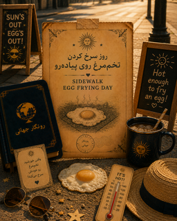 Sidewalk Egg Frying Day-4July