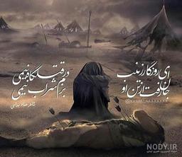 🏴 **وقتی زینب پیشانی بر محمل کوبید؛ روضه‌ی ورود کاروان به کوفه و اشعار ایشان**