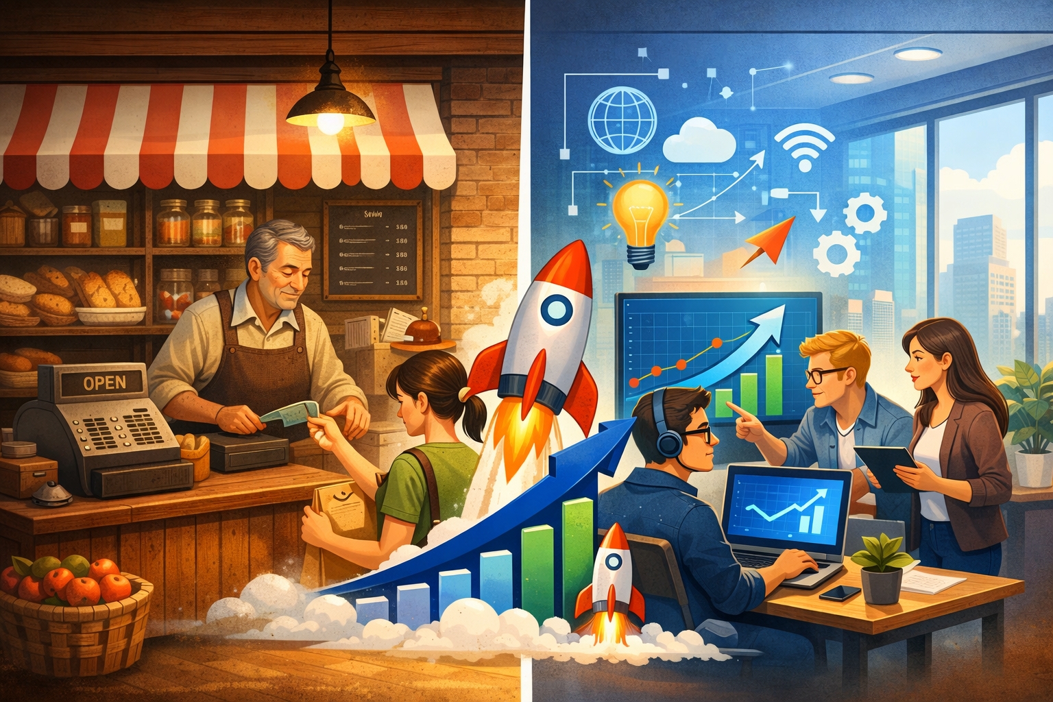 تفاوت کلیدی استارتاپ و کسب و کار های محلی