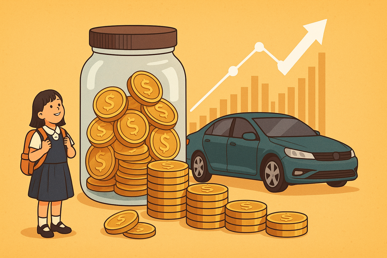 بهترین روش سرمایه گذاری برای آینده فرزندان: ماهی ۵۰۰ هزار تا ۲ میلیون و معجزه سود مرکب