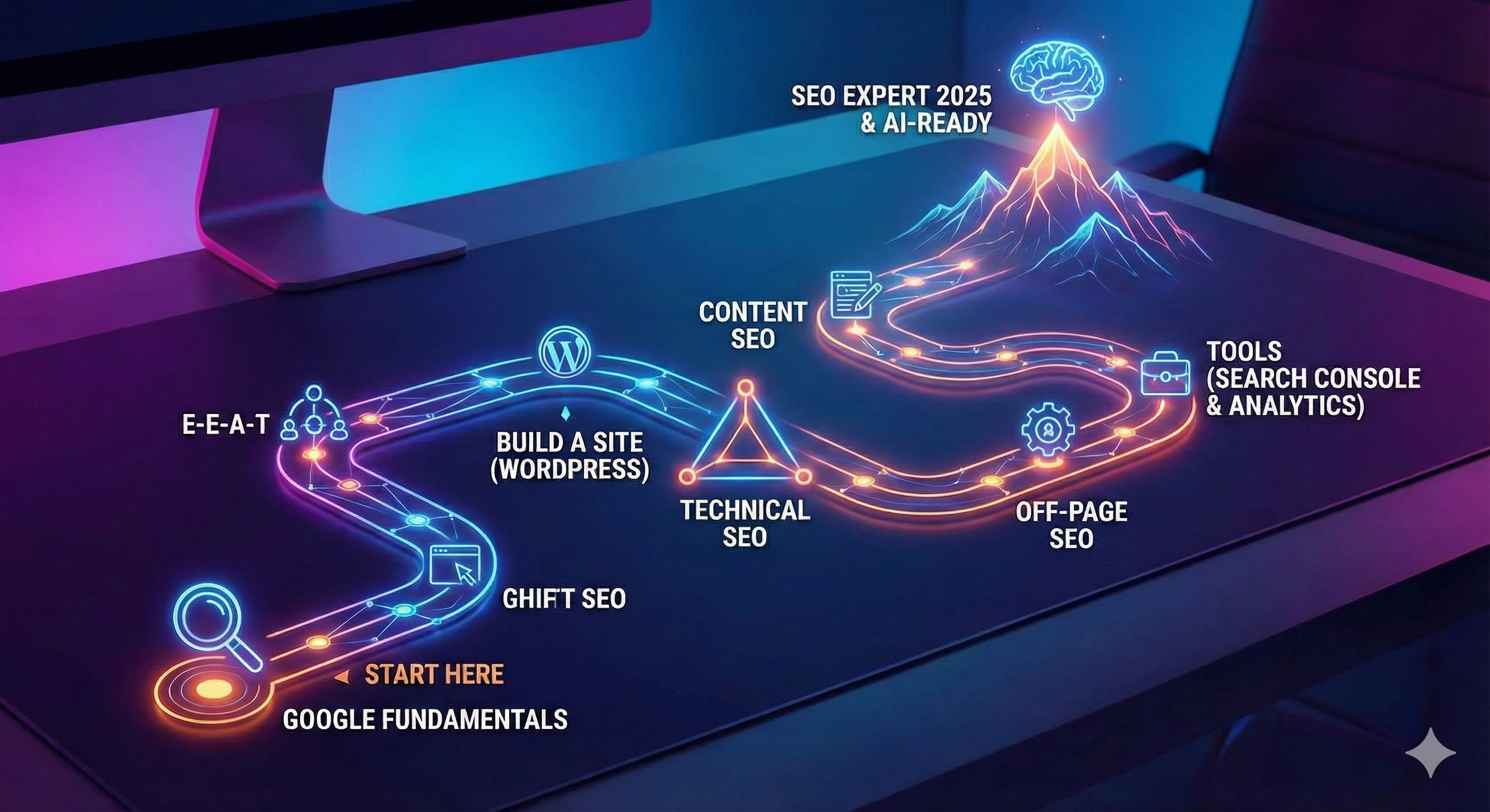 نقشه راه یادگیری سئو در سال ۲۰۲۶؛ چطور در عصر هوش مصنوعی متخصص سئو شویم؟